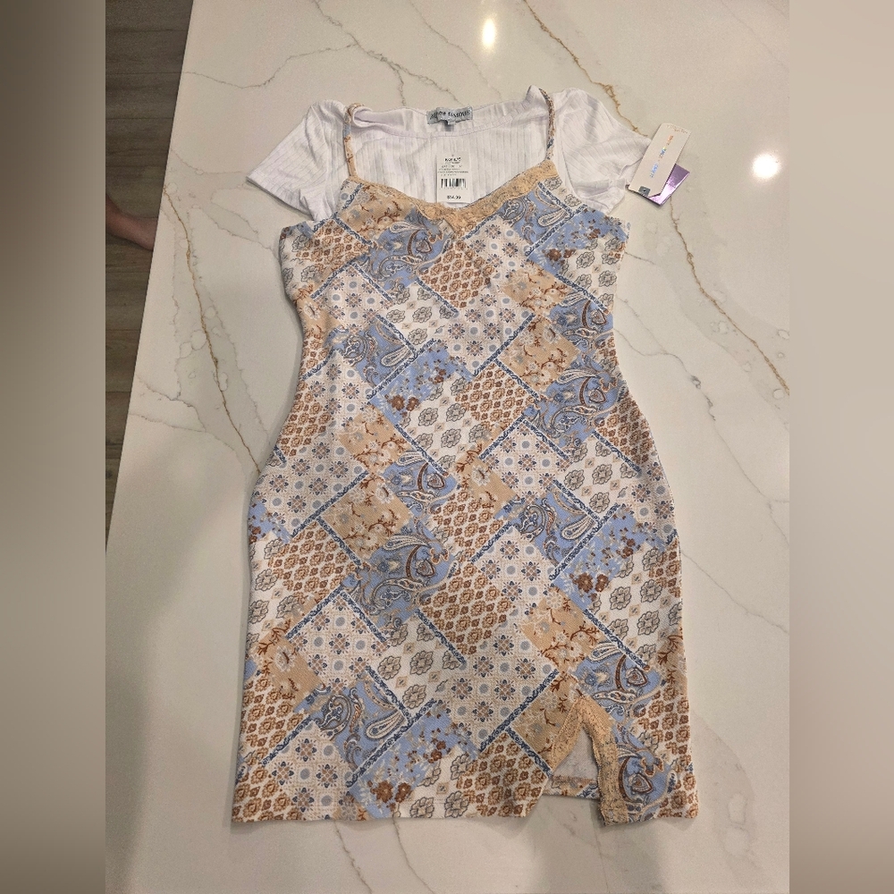 Paisley Patchwork 2-piece Dress